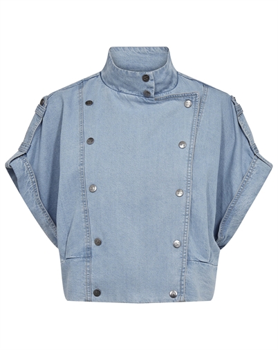 Co' Couture - Tilly CC Vest - Fade Denim